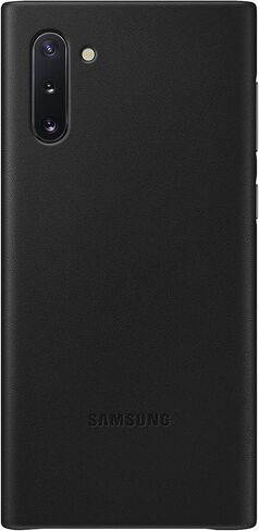 Samsung Galaxy Note10 Case, Leather Back Protective Cover - White (US Version with Warranty) - EF-VN970LWEGUS in Saudi Arabia