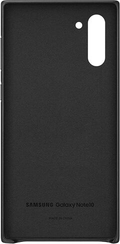 Samsung Galaxy Note10 Case, Leather Back Protective Cover - White (US Version with Warranty) - EF-VN970LWEGUS in Saudi Arabia