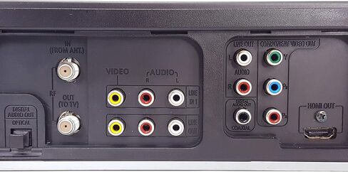 SAMSUNG DVD-V9700 HIFI STEREO DVD & VCR COMBO RECORDER 4 ROTARY HEAD. DIGITAL VCR RECORDER - TUNERLESS w/ HDMI, DVIX, DTS SURROUND, DOLBY DIGITSL. Remote Included + AV Connector Cords in Saudi Arabia