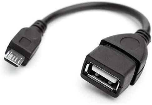 Micro USB to OTG Works with Samsung Galaxy J3 (2017) DUOS Direct On-The-Go Connection Kit and Cable Adapter! (Black) in Kuwait