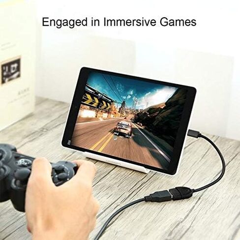 Micro USB to OTG Works with Samsung Galaxy J3 (2017) DUOS Direct On-The-Go Connection Kit and Cable Adapter! (Black) in Kuwait