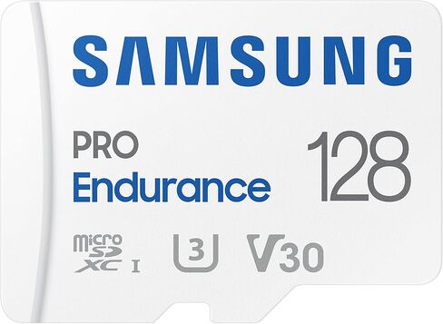 Samsung PRO Endurance 128GB microSDXC UHS-I U3 100MB/s Video Monitoring Memory Card with Adapter (MB-MJ128KA) in Saudi Arabia