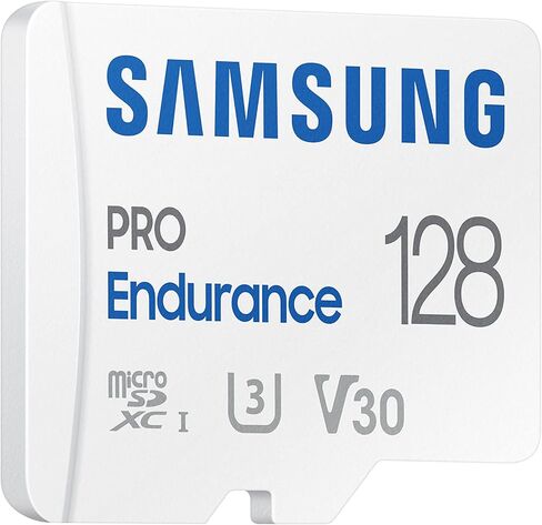 Samsung PRO Endurance 128GB microSDXC UHS-I U3 100MB/s Video Monitoring Memory Card with Adapter (MB-MJ128KA) in Saudi Arabia