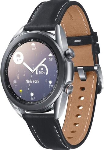 Samsung Galaxy Watch3 GPS Smartwatch (Bluetooth, 41mm, Mystic Silver) (Renewed) in Saudi Arabia