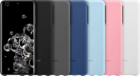 Samsung Original Galaxy S20 Ultra 5G Silicone Cover/Mobile Phone Case - Black in Saudi Arabia