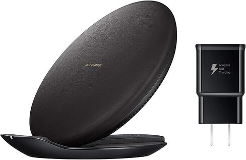 Samsung Qi Certified Fast Charge Wireless Charging Convertible Stand/Pad - US Version - Black - EP-PG950TBEGUS in Saudi Arabia
