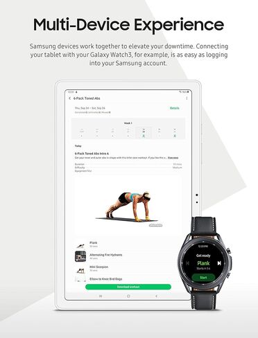 SAMSUNG Galaxy Tab A7 10.4 Wi-Fi 64GB Silver (SM-T500NZSEXAR) (Renewed) in Kuwait