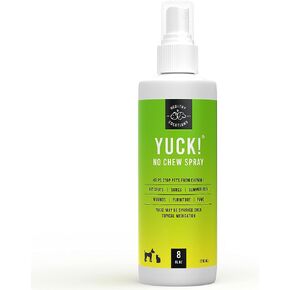 Bitter Spray for Dogs - No Chew Spray - Best No Bite Spray for Dog, Puppies, & Cats - Stop Pets from Chewing on Furniture, Paw, Wounds & More - Water Based Formula Does Not Sting or Stain in Kuwait