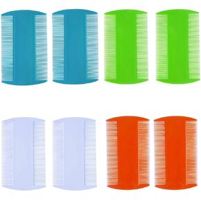 8 قطع من أمشاط دقيقة مزدوجة الجوانب، أمشاط تمشيط للشعر بأسنان الحيوانات الأليفة والقطط والكلب in Kuwait