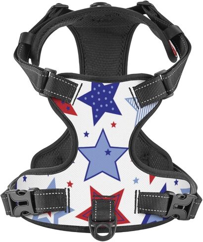 نجم البحر لا سحب الكلب تسخير للكلاب الكبيرة لا سحب المقود الكلب، قابل للتعديل كبير الكلب تسخير عاكس سترة الكلب تسخير، من السهل المشي الكلب تسخير للكلاب المتوسطة لا سحب تسخير الحيوانات الأليفة in Kuwait