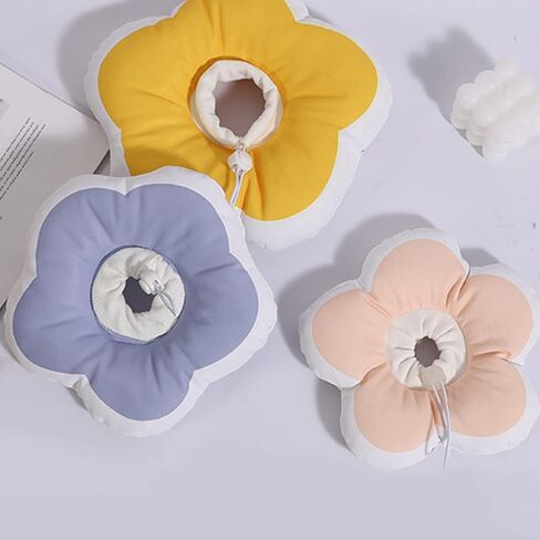 adnikia القط المخروط طوق لينة، القط الانتعاش طوق للماء زهرة القط المخاريط لوقف لعق قابل للتعديل طوق الإليزابيثي للقطط الكلاب الصغيرة لطيف القط طوق هريرة طوق (الأرجواني الفاتح، ق) in Kuwait