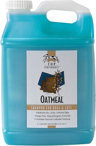 Top Performance Oatmeal Pet Shampoo Concentrate Gallon Professional Dog & Cat Grooming Soap Free in Kuwait