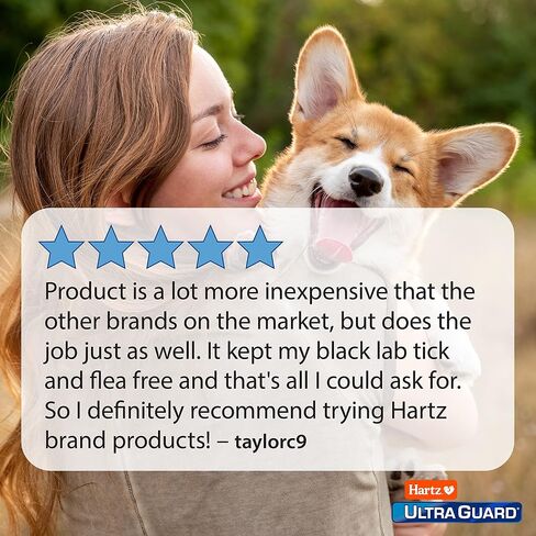 Hartz UltraGuard Dual Action Flea & Tick Topical Dog Treatment and Flea and Tick Prevention, 3 Months, 5-14 Pound Dogs(pack of 3) in Saudi Arabia