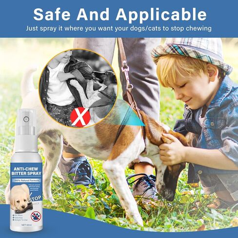 Bitter Apple Spray for Dogs to Stop Chewing,No Chew Spray for Dogs,Prevents Dogs From Biting and Protect the Safety of Furniture and Pets for Indoor and Outdoor Use in Kuwait