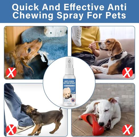 Bitter Apple Spray for Dogs to Stop Chewing,No Chew Spray for Dogs,Prevents Dogs From Biting and Protect the Safety of Furniture and Pets for Indoor and Outdoor Use in Kuwait