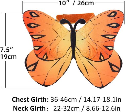Butterfly Wings for Dogs Dog Halloween Costumes for Dogs, Cat Dog Butterfly Wings Cats Halloween Dog Costume Butterfly Dog Costumes, Christmas Halloween Dog Wings Butterfly Wings for Cats Small Dogs in Kuwait