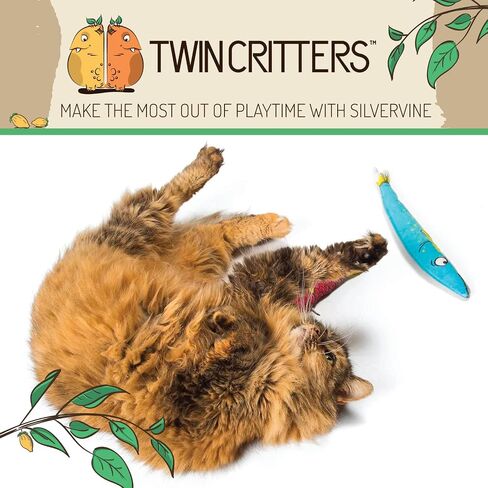 TWINCRITTERS KittiLush 2-Pack ألعاب بديلة للنعناع البري الفضي العضوي للقطط والقطط الصغيرة | كرمة فضية محصودة طبيعية بالكامل بنسبة 100% | 2 لعبة قطيفة من القطيفة على شكل زجاجة نبيذ TWINCRITTERS قابلة لإعادة الملء in Kuwait