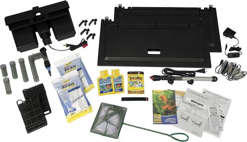 Tetra 55 Gallon Aquarium Kit with Fish Tank, Fish Net, Fish Food, Filter, Heater and Water Conditioners in Saudi Arabia