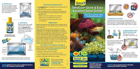 Tetra 55 Gallon Aquarium Kit with Fish Tank, Fish Net, Fish Food, Filter, Heater and Water Conditioners in Saudi Arabia