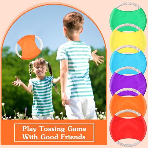 36 Pieces Flying Disc Dog Rope Toys Dog Toy Dog Training Toy Assortment Puppy Chew Rope Toy for Large Medium Small Breeds Pet Training Throwing Playing and Teething Clean in Saudi Arabia