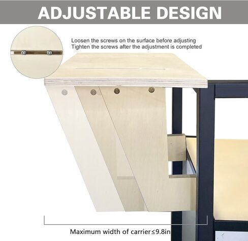 Cat Window Perch Wooden Cat Hammock for Window, Pet Cat Bed Shelves for Window Sill, Window Perch Seat for Indoor Cats, Cat Shelves Window Bed with Plush Covered No Drilling No Suction Cup in Kuwait