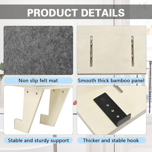 Cat Window Perch Wooden Cat Hammock for Window, Pet Cat Bed Shelves for Window Sill, Window Perch Seat for Indoor Cats, Cat Shelves Window Bed with Plush Covered No Drilling No Suction Cup in Kuwait