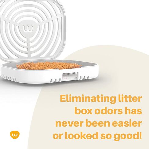 OdorTrap by Whisker، يزيل روائح صندوق الفضلات للقطط الصغيرة، ويتضمن جراب OdorTrap وحزمة خرز مع تقنية Fresh Wave، متوافق مع روبوت الفضلات وصناديق الفضلات التقليدية in Kuwait