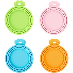 PetBonus 2 Packs Pet Food Can Covers Lids, Universal Size for Dog Cat Food in Saudi Arabia