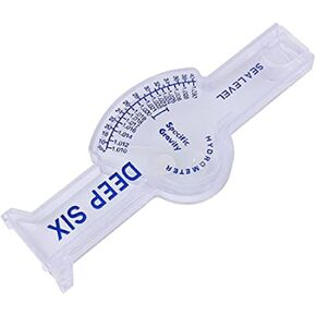 Salinity Meter Aquarium Hydrometers Salinity Tester Hydrometer Saltwater Aquarium Pool Fish Tank Water Tester Sea Water Salinity Specific Gravity Test(Rectangle)