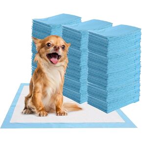 Giantex Puppy Pee Pads 300 Count, 24''x17'' Dog Potty Pads, Powerful Absorbency, 5-Layer Design, Leak-Proof Disposable Pet Piddle Training Pad for Dogs Doggie Cats Rabbits