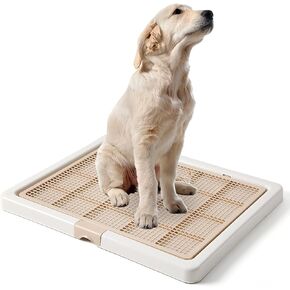 Smart Paws Large 29.92"x24.4" Pet Training Tray,Pet Training Pads Holder,Pet Toilet (Coffee) in Kuwait
