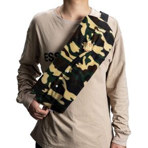 حامل حبال التنين الملتحي، حقيبة حيوانات صغيرة للسحالي والزواحف الصغيرة مع حزام قابل للتعديل، مادة مسامية وتصميم مفصل مثلثي ثابت (أصفر الفهد) in Kuwait