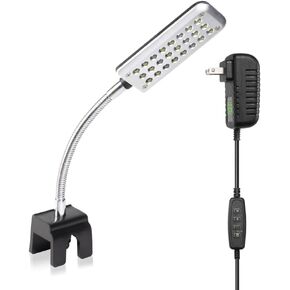 DaToo Aquarium Light Clamp Fish Tank Light أبيض وأزرق LED 3W حوض السمك كليب على الضوء مع 3 أوضاع إضاءة ومؤقت وخافت، ضمان لمدة سنة واحدة in Kuwait