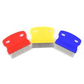 1 PC Dog Grooming Comb Pet Tear Stain Remover Gently Removes Mucus And Crust Small Lice Flea Combs for Dogs Cats Pet Comb Simple and Sophisticated Design in Kuwait