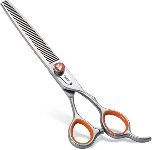 46 Teeth Thinning Shears for Dogs Grooming 7 inch Professional Blending Thinning Scissors for Dogs Cat Pet Japan 440C Stainless Right Handed in Kuwait