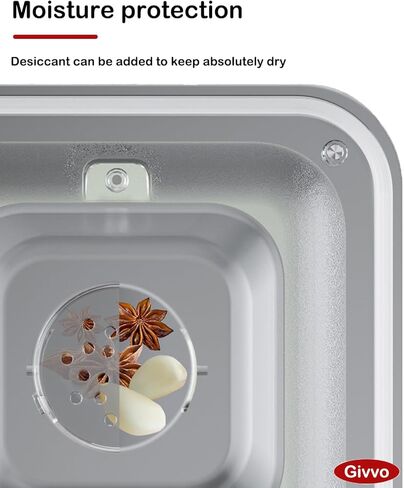 حاوية تخزين طعام الكلاب سعة 13 رطلًا من جيففو، حاوية طعام الحيوانات الأليفة قابلة للطي مع غطاء منزلق، حاويات طعام الكلاب مع مغرفة طعام جاف للقطط ومعظم الحيوانات الأليفة، رمادي 10-13 رطل in Kuwait