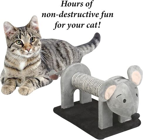 عمود الخدش للقطط على شكل فأر عمودي مع ذيل كروي زنبركي من ايتنا كيتن in Kuwait