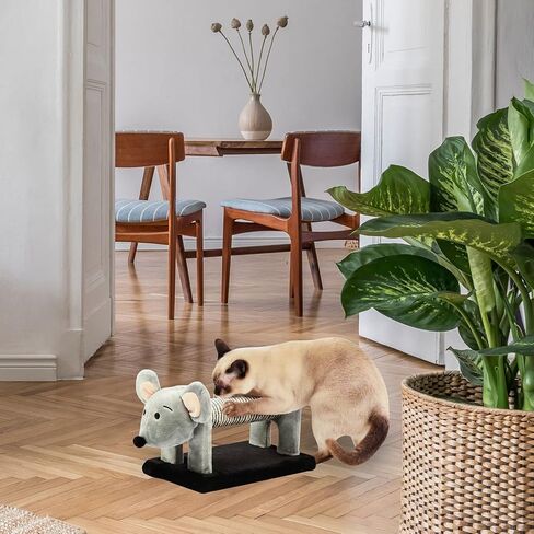 عمود الخدش للقطط على شكل فأر عمودي مع ذيل كروي زنبركي من ايتنا كيتن in Kuwait