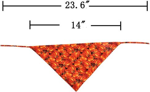 2 Pack Halloween Dog Bandana Reversible Triangle Bibs Scarf Accessories in Saudi Arabia