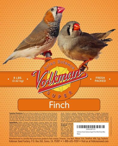 Volkman Avian Science Super Finch Bird Food 4lbs in Kuwait