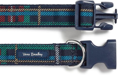 طوق Vera Bradley للسيدات معاد تدويره وطارد للماء وقابل للتعديل للحيوانات الأليفة، حلم السلحفاة الصغيرة، مقاس صغير in Kuwait