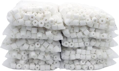 JIHAQUA Aquarium Bio Ceramic Rings 18 lbs Filter Media for Canister Filter in Kuwait