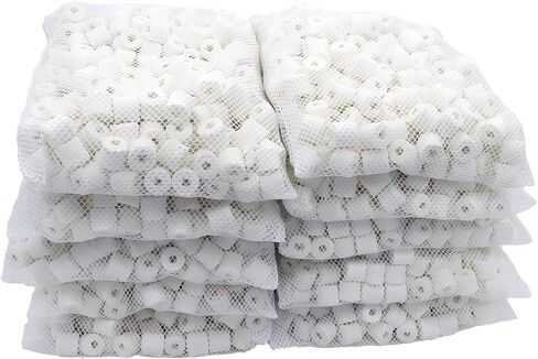 JIHAQUA Aquarium Bio Ceramic Rings 18 lbs Filter Media for Canister Filter in Kuwait