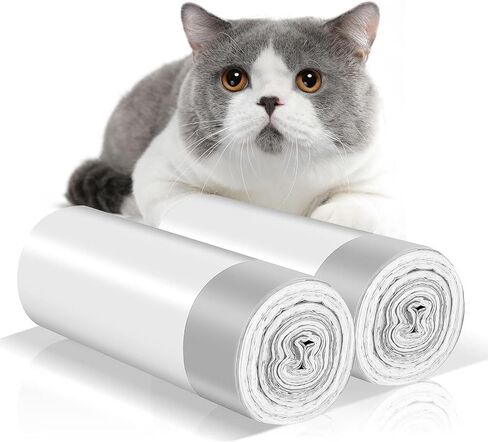 bebeblue Self-cleaning Cat Litter Box Replaced Liners, Cat Litter Box Waste Bags,Extra Thick and Strong Drawstring Pet Poop Bags,28 x 16 Inches(2 Packs/20 Counts) in Saudi Arabia
