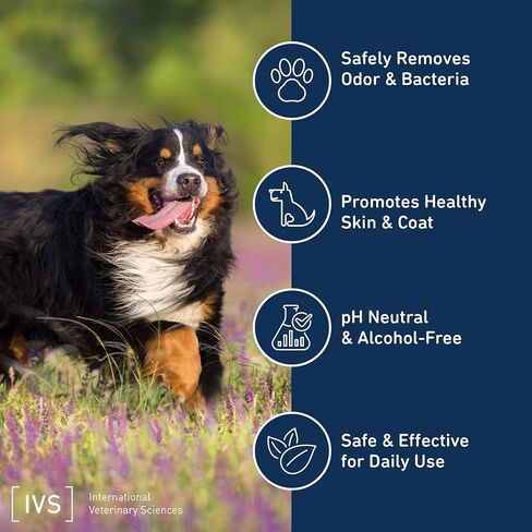 مناديل الحمام السريع للكلاب من International Veterinary Sciences IVS، تزيل الرائحة، سميكة للغاية وشديدة التحمل للكلاب الكبيرة، مصنوعة في الولايات المتحدة الأمريكية، عبوة من 10 قطع in Kuwait