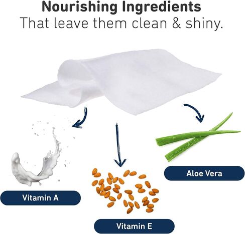 مناديل الحمام السريع للكلاب من International Veterinary Sciences IVS، تزيل الرائحة، سميكة للغاية وشديدة التحمل للكلاب الكبيرة، مصنوعة في الولايات المتحدة الأمريكية، عبوة من 10 قطع in Kuwait