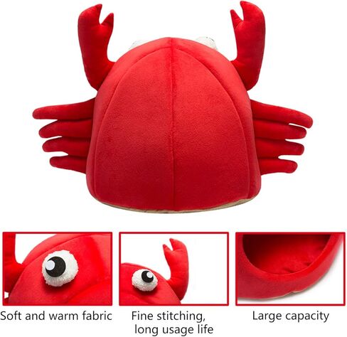 Hollypet Cat Bed for Indoor Cats - Cat Cave Bed Cat House Cat Tent with Removable Washable Cushioned Pillow, Soft and Self Warming Kitten beds, Cat Beds & Furniture, 2-in-1 Crab Pet Bed, 15 x 15 inch in Kuwait