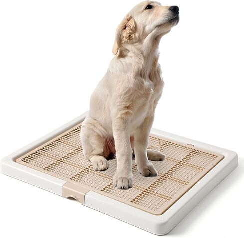 Smart Paws Large 29.92"x24.4" Pet Training Tray,Pet Training Pads Holder,Pet Toilet (Coffee) in Kuwait