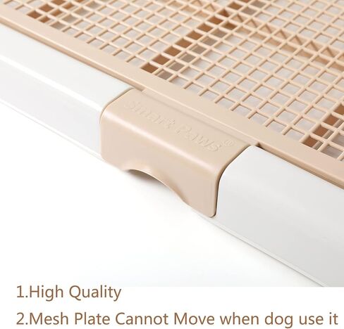 Smart Paws Large 29.92"x24.4" Pet Training Tray,Pet Training Pads Holder,Pet Toilet (Coffee) in Kuwait