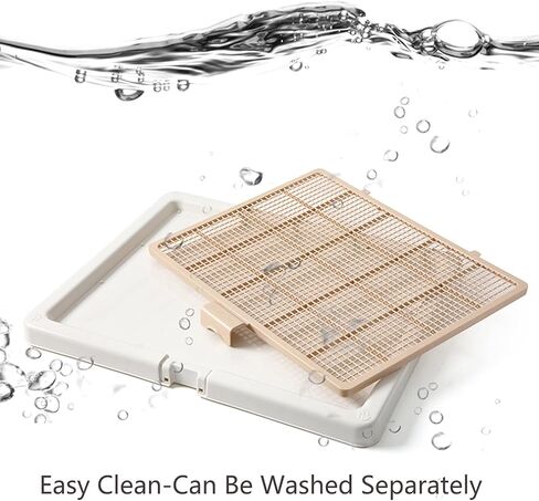 Smart Paws Large 29.92"x24.4" Pet Training Tray,Pet Training Pads Holder,Pet Toilet (Coffee) in Kuwait